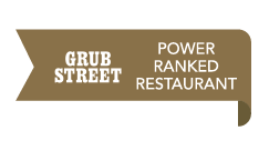 Grub street power ranked restaurant banner