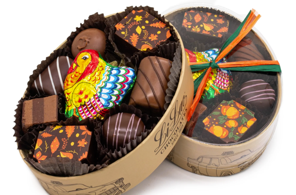li-lac chocolates for thanksgiving
