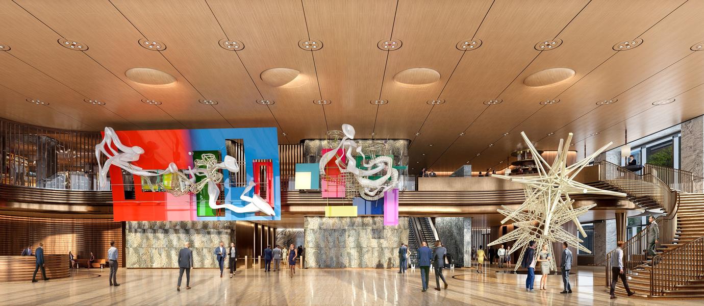 50 Hudson Yards Lobby Art