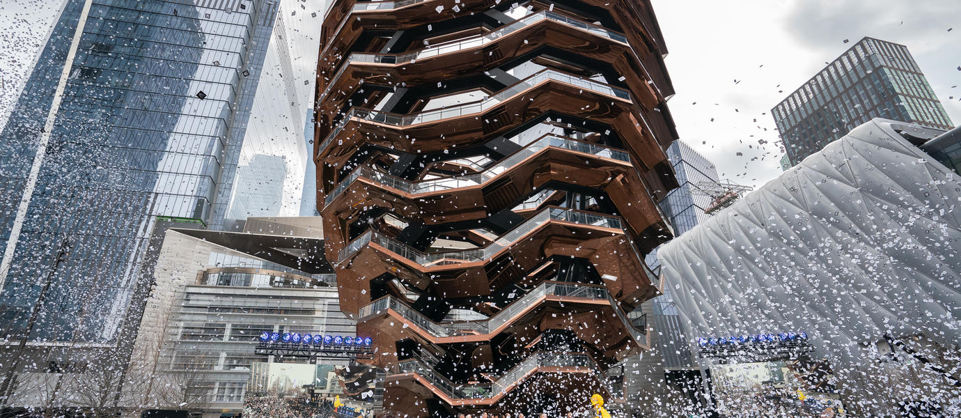 Vessel Opening with Confetti