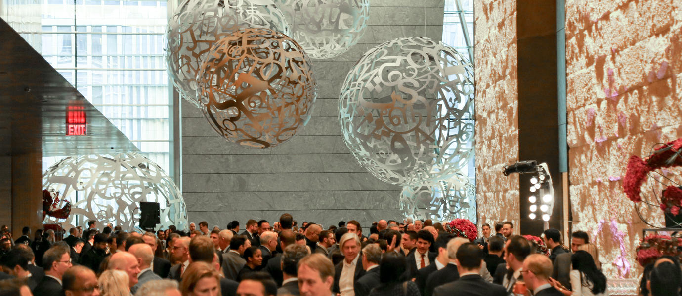 30 Hudson Yards Opening Event Lobby