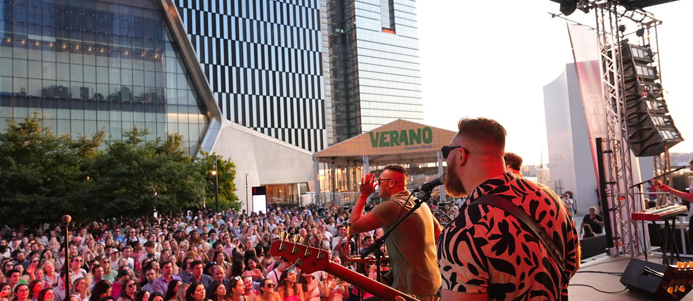 outdoor concerts at Hudson Yards
