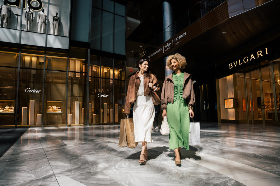 Women Shopping at HY 