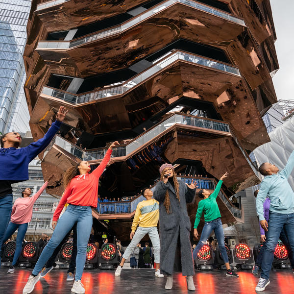 Alvin Ailey Dancers Perform During Vessel Reveal v2