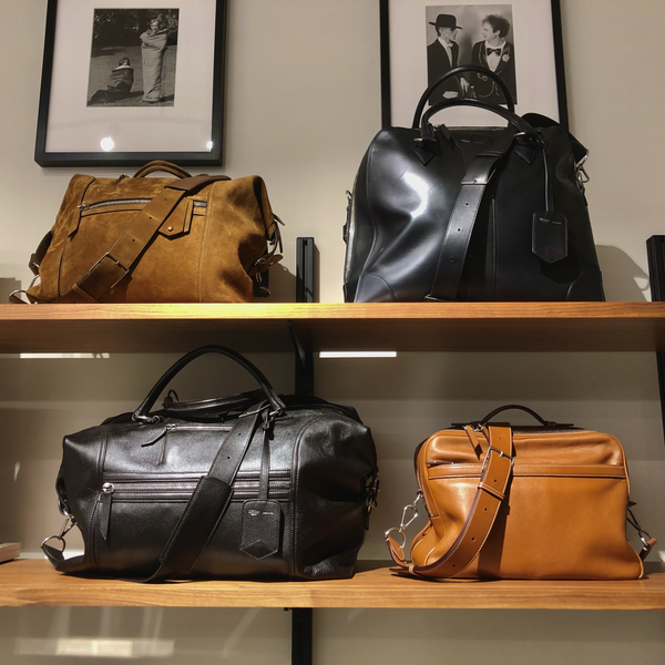 leather bags at conservatory 