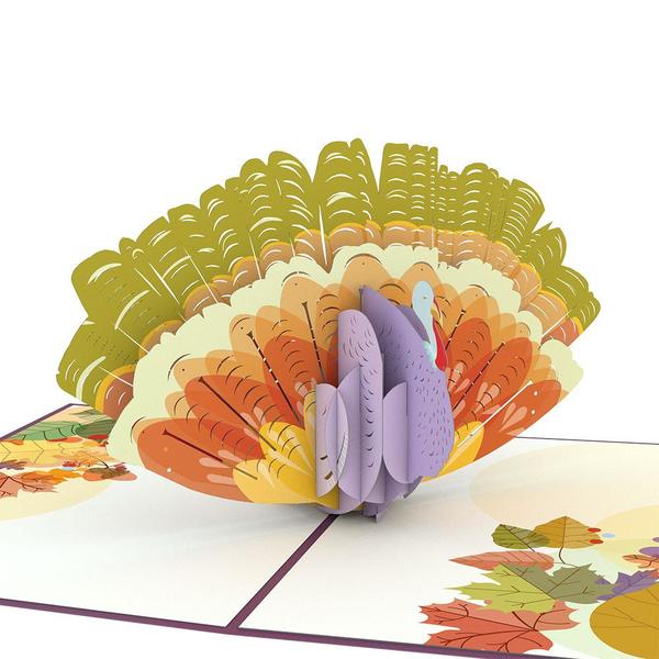 thanksgiving turkey pop up card 