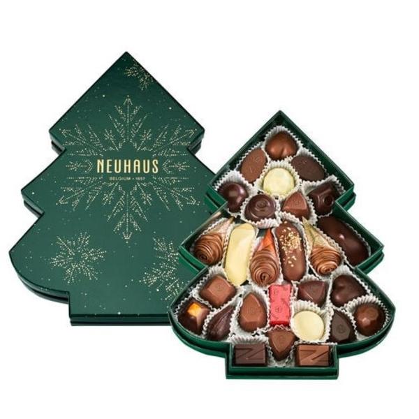 Neuhaus Belgian Chocolate4s Christmas Tree Box