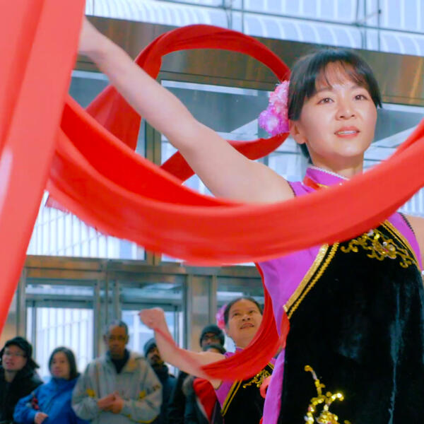 ribbon twirling