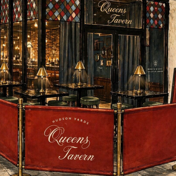 Outside of Queens Tavern 