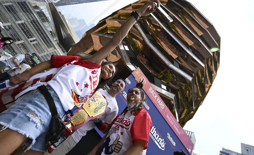 Nathan's Hot Dog Contest Weigh-In
