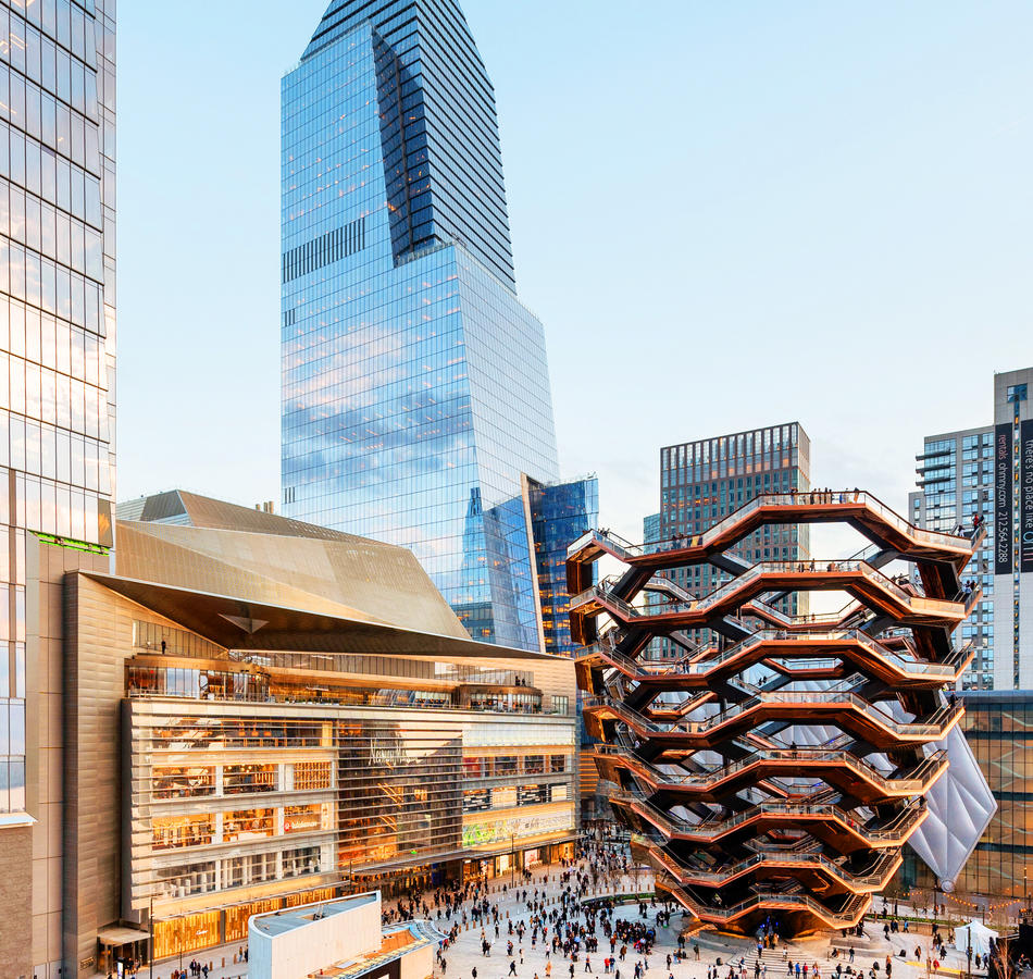 Public Square And Gardens In Nyc Hudson Yards