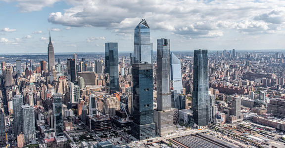 Aerial Image of Hudson Yards 2019