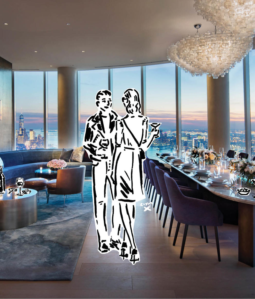 15 hudson yards with Clym Illustrations