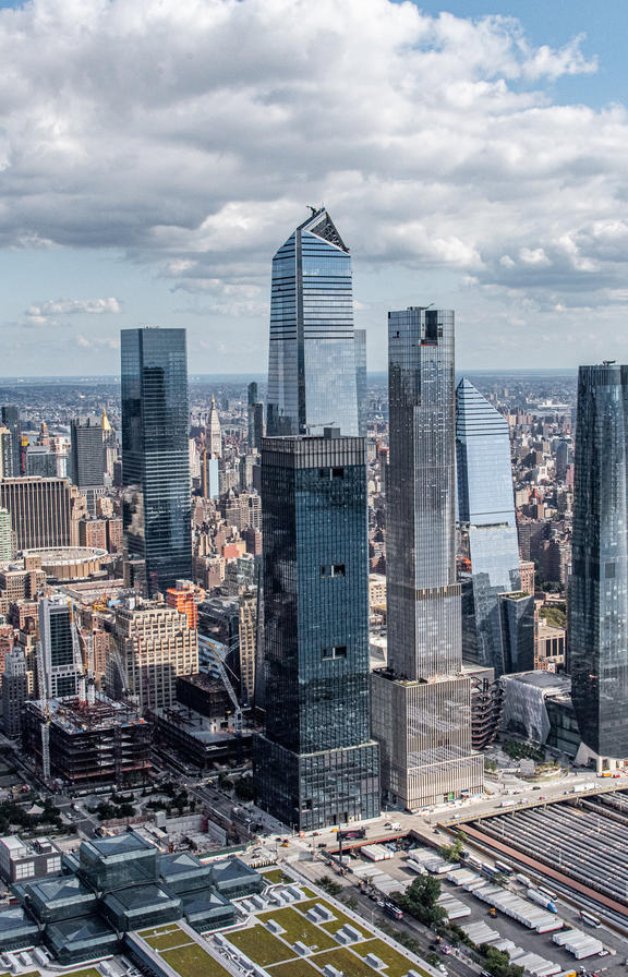 Aerial Image of Hudson Yards 2019