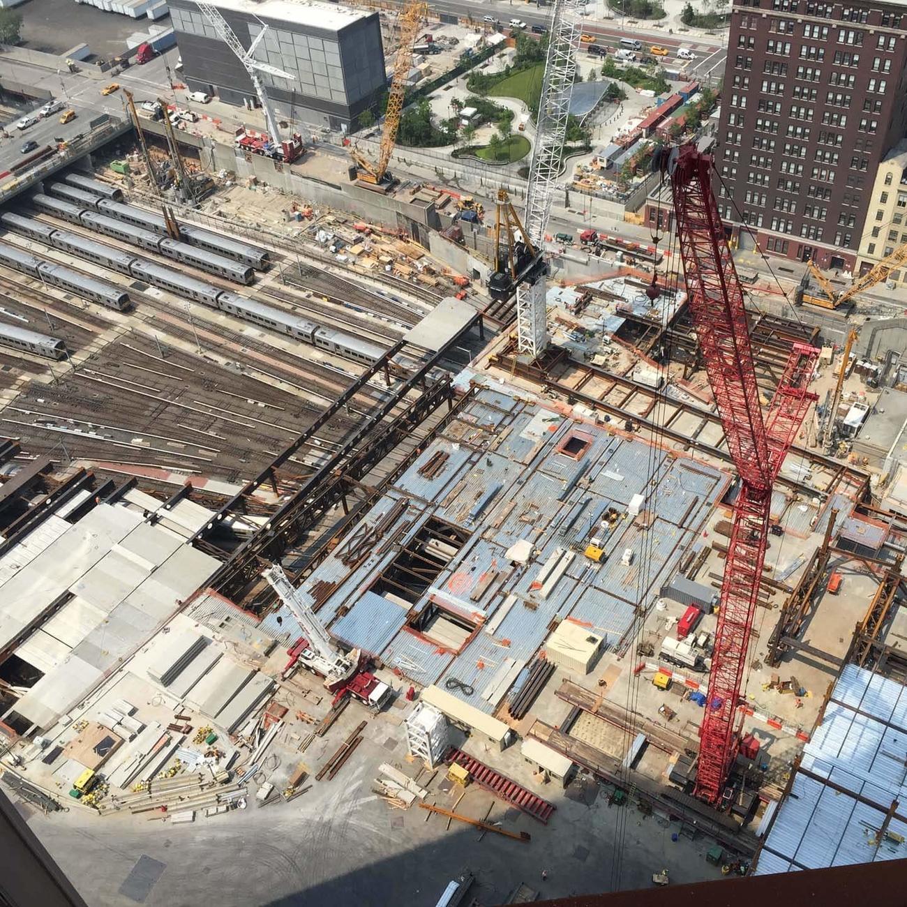 Platform Trusses Set West - courtesy of Geoff Butler