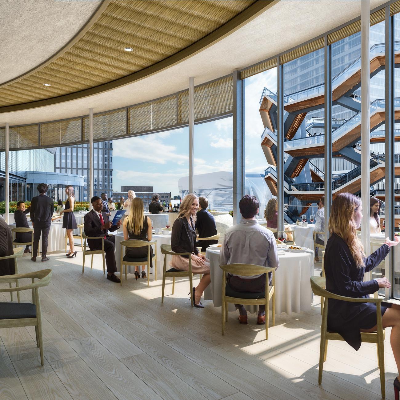 Interior View of Estiatorio Milos, The Shops & Restaurants at Hudson Yards