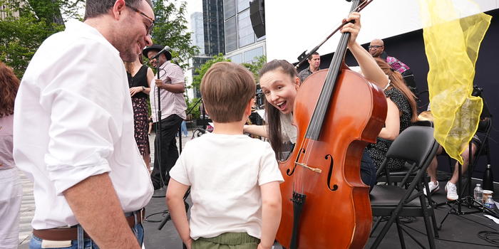Mozart for Munchkins at backyard at Hudson Yards