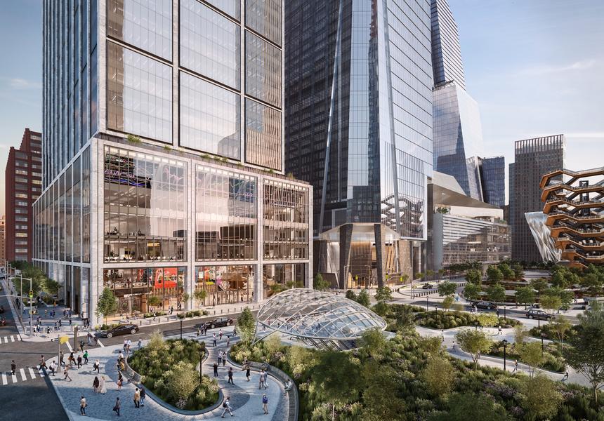 50 Hudson Yards Aerial