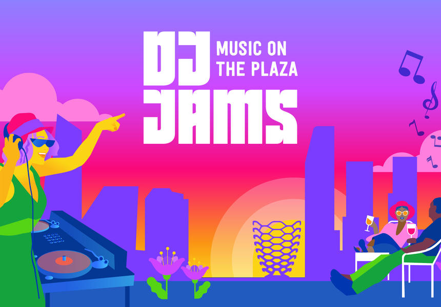 DJ Jams Music on The Plaza at Hudson Yards