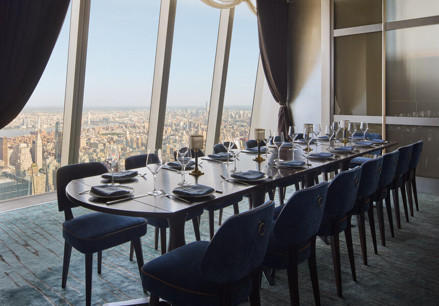 Private Dining Space at Peak with Pricless