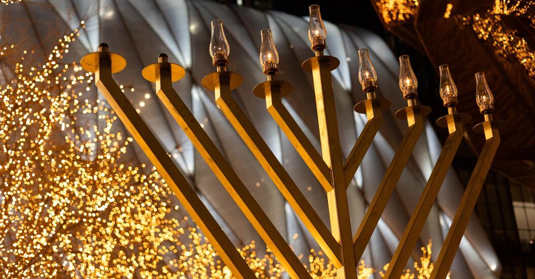 Hanukkah celebration