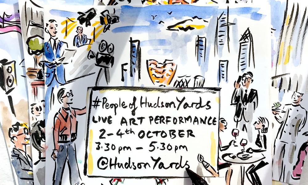 Clym illustration of Hudson Yards Neighborhood